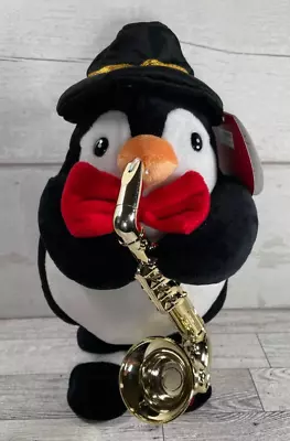 Animated Saxophone Penguin 12  2019 Macy's Santa Claus Is Comin' To Town • $34.95