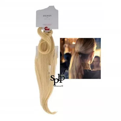 Balmain Paris Queue De Cheval 55 Cm Blond 100% MEMORY HAIR • $136.49