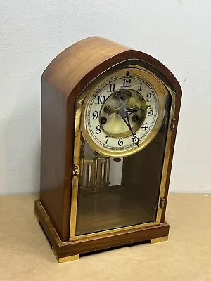 Waterbury Mantle Clock 1898 Open Escapement Cathedral • $674.42