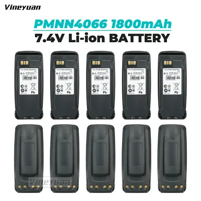 10PC Replacement PMNN4066 Battery For Motorola MTR3000  XPR6350 MTR2000 XPR6500 • $210