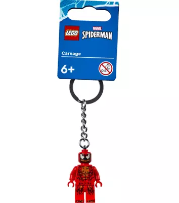 LEGO Marvel Carnage Keyring 854154 Spiderman Key Chain Or Bag Charm 3.5cm • £8.99