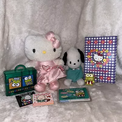 Vintage 90’s Sanrio Lot Pochacco Hello Kitty Kerropi Stationary Plush • $39.99