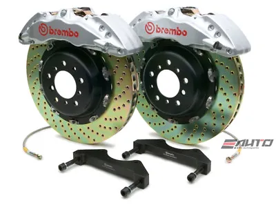 Brembo Front GT BBK Big Brake 6Pot Caliper Silver 380x34 Drill Disc Tundra 07-13 • $5395