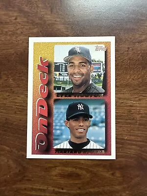 1995 Mariano Rivera  ROOKIE Card Topps Traded #130T  On Deck Yankees HOF • $8.99