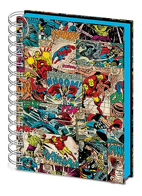 Marvel Comic Splash Lenticular 3d A5 Hardcover Notebook New Lined Official  • £8.10