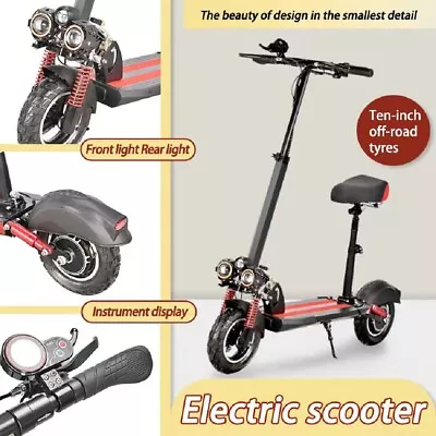 1000W Adult Electric Scooter 45km/h Foldable Commuter E Bike Off Road With Seat • $719.99