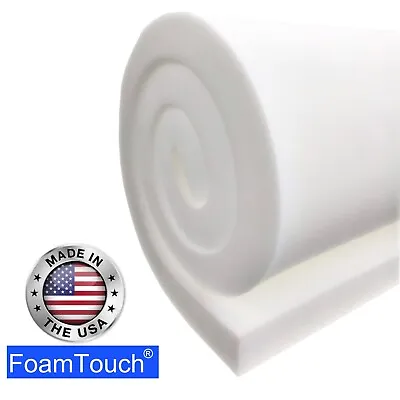 $67.99 • Buy FoamTouch High Density (1 -6 )x18 X72  Upholstery Foam Cushion - Free Shipping