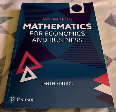 Mathematics For Economics And Business • £30
