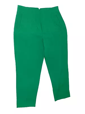 ZARA Sz XL High Waisted Green Tapered Pants - Dopamine Dressing!! • $20