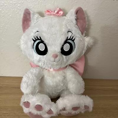 Disney Big Feet 12' Marie Plush Stuffed Animal The Aristocats White Cat Pink Bow • $9.99