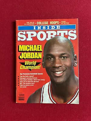 1991 Michael Jordan  INSIDE SPORTS  Magazine (No Label) Scarce / Vintage • $39