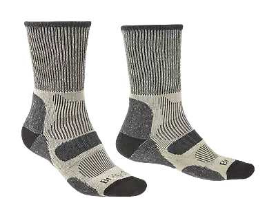 Bridgedale Coolmax Comfort Boot Socks 710510/832 Charcoal NEW • $23.02