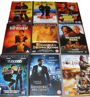 Jackie Chan Collection/Joblot DVDs 9 Films Including Rush Hour Trilogy VGC • £17