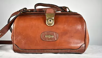 El Campero Small Leather Vintage Doctors Bag Made In Italy • $148