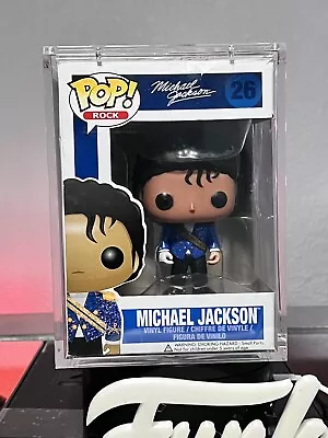 Rock Michael Jackson Military Jacket Grammy #26 Pop Vinyl Figure Funko AUTHENTIC • $280