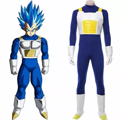 Dragonball Dragonball Z Vegeta IV Costume Cosplay Halloween Outfit Full Set • $75.05