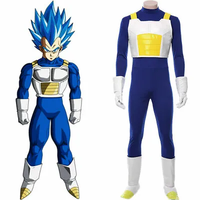 Dragonball Z Vegeta IV Costume Cosplay Halloween Outfit Full Set • $44.64