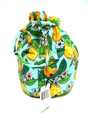 Nwt New With Tags Vera Bradley  Ditty Bag Lemon Grove Vinyl Lined Msrp $29. • $15.95
