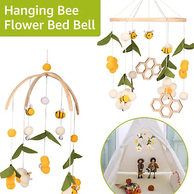 Baby Musical Crib Bed Bell Cot Mobile Dreams Light Nursery Hanging Lullaby Toy^ • £11.52