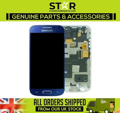 Original Samsung Galaxy S4 MINI-i9195 LCD Screen Blue Replacement UK-GH97-14766C • £47.99