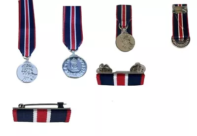 2023 King Charles Iii Coronation Full Size & Mini Medal Ribbons Bars Official • £2.50