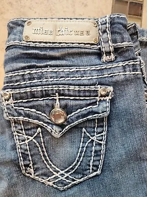 Miss Chic USA Jeans Medium Wash Size 1 Inseam 32 • $19.99