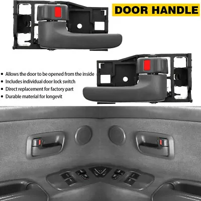 Pair Front Interior Inside Door Handle Left & Right For 2000-2006 Toyota Tundra • $19.99