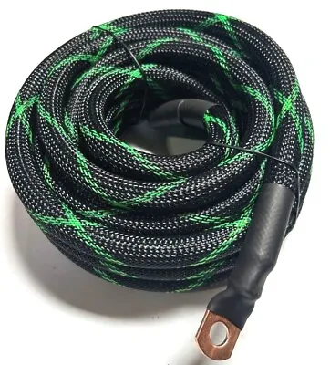 1/0 AWG Gauge Custom Snakeskin Battery Power Ground Wire Stranded OFC Copper LOT • $69.50