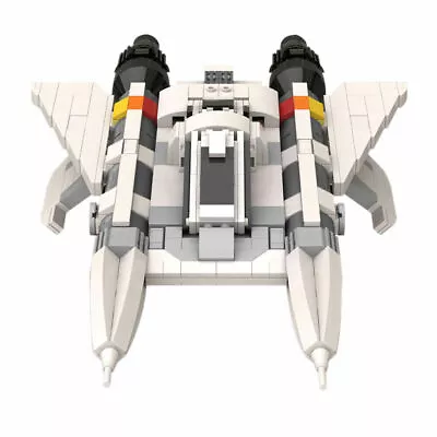 BuildMoc Buck Rogers Starfighter Fighter Model 607 Pieces • $76.44