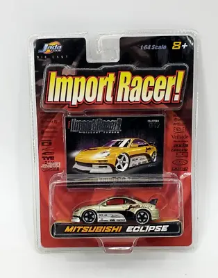 Jada Toys Import Racer Gold Mitsubishi Eclipse #47 Car 1:64 Die Cast Toy NEW • $19.99