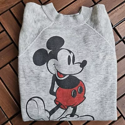 Vintage 80s 90s Disney Mickey Mouse Crewneck Sweatshirt Medium Usa • $8.50