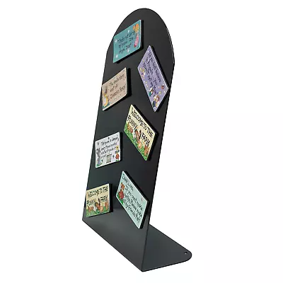 Magnetic Counter Standing Black Memo Board For Magnets Shop Cafe Tourist (K116) • £35.77