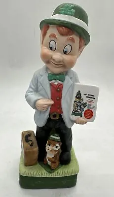 Vintage Hoffman Distilling Co. Mini Decanter Mr. Lucky Convention Leprechaun • $22.94