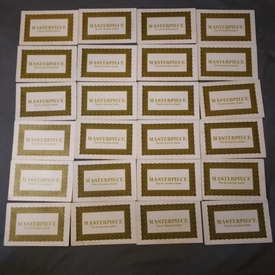 £11.50 • Buy Vintage 1970 Masterpiece The Art Auction Game Replacement VALUE CARDS ONLY