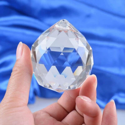 £4.76 • Buy 20/30/40mm Hanging Clear Crystal Lighting Ball DIY Curtain Chandelier De#;~