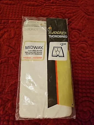 Vintage - 1960's Jockey Men's SIZE 38 - Midway Boxer Briefs • $36.95