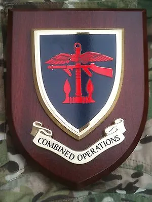 Combined Operations Military Wall Plaque UK Made For MOD V1 • £21.99