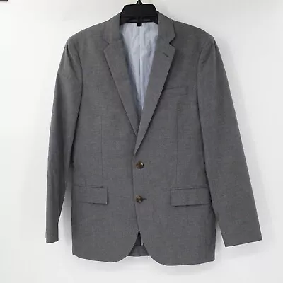 J Crew Sport Coat Men's 38R Ludlow Carpini Fabric Two Button Gray Italian Cotton • $49.99