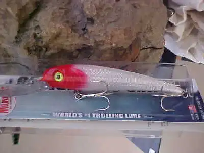Mann's (NEW)Textured Stretch 25+ BIGFISH Trolling Lure T25-81H COLOR REDHEAD HOL • $18.56
