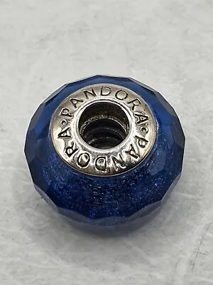 Pandora Blue Murano Glass Charm Used • £1.07