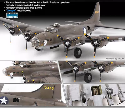 1/72 USAAF B-17E Pacific Theater #12533 Academy Special Edition • $46