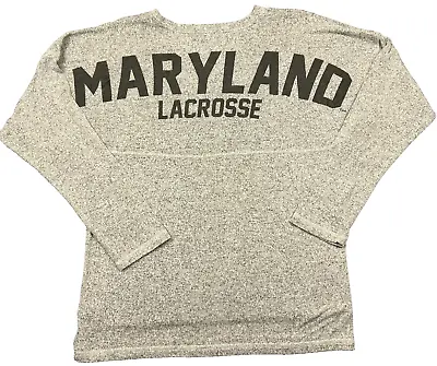 Spirit Jersey University Of Maryland Lacrosse Adult Small Long Sleeve Pullover • $22