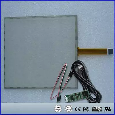 17inch 355x288mm 5Wire Resistive Touch Screen Panel USB Kit For 17  Monitor • £95.99