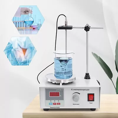 Magnetic Stirrer 2000ml Hot Plate Mixer With Digital Temperature Display 250W  • $49.99