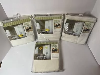 Martha Stewart Sheer Cotton Panel 57” W X 84” - LOT Of 4 • $39.99