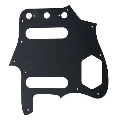 Guitar Pickguard Scracth Plate For Fender Jaguar American Standard 3 Ply Black • $22.11