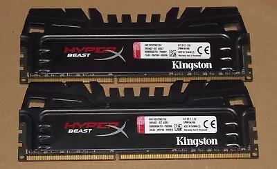 16gb 2 X 8gb DDR3 Gaming RAM PC3-12800 1600mhz Kingston HyperX KHX16C9T3K2/16X • £26.99