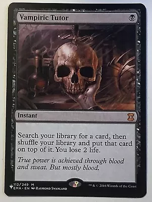 Magic The Gathering The List MTG Vampiric Tutor • $35.99