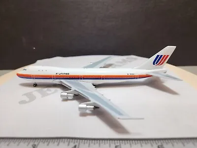 1/400 United Airlines Boeing 747-100 1980's Saul Bass Colors N155ua Aeroclassics • $94.99