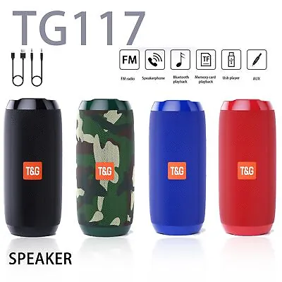 USA Bluetooth Speaker Wireless Waterproof Outdoor Stereo Bass USB/TF/MP3 Player • $14.98